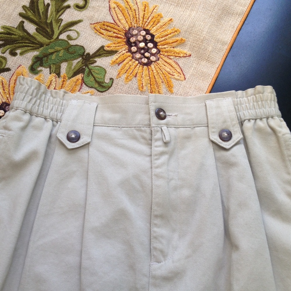 LIZSPORT PETITE Khaki Skirt - Picture 4 of 5